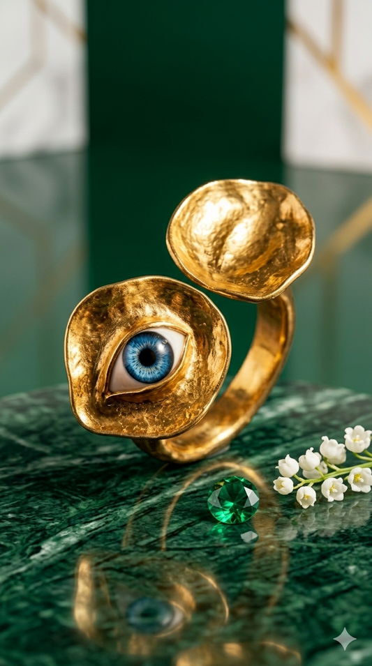18K Gold-PlatesThe Third Eye Ritual Ring