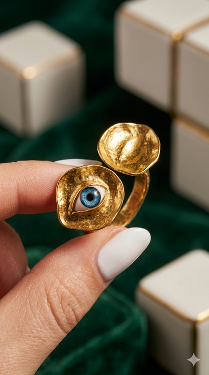 18K Gold-PlatesThe Third Eye Ritual Ring