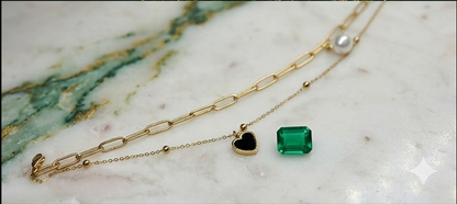 The Heart Layered Anklet