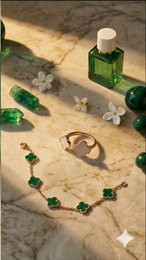 Four-Leaf Clover Open Wrap Ring