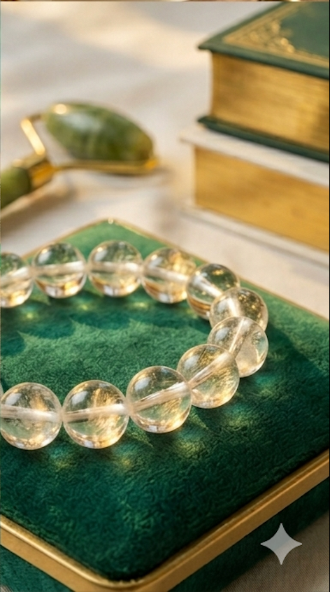 Pure Sphatik Crystal Healing Bracele
