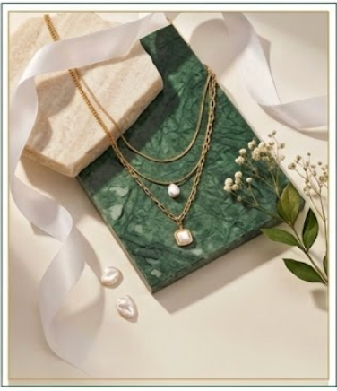18K Gold-Plated 3-Layer Gold Chain Necklace