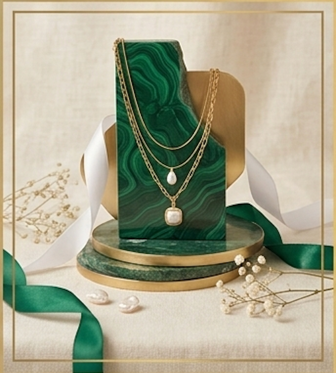 18K Gold-Plated 3-Layer Gold Chain Necklace