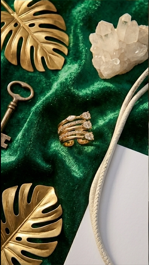 Anti-Tarnish Gold Multi-Layer Wide Ear Cuff