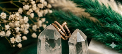 Anti-Tarnish Gold Nail Wrap Ring