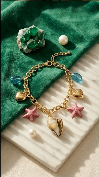 Seaside Romance Charm Bracelet