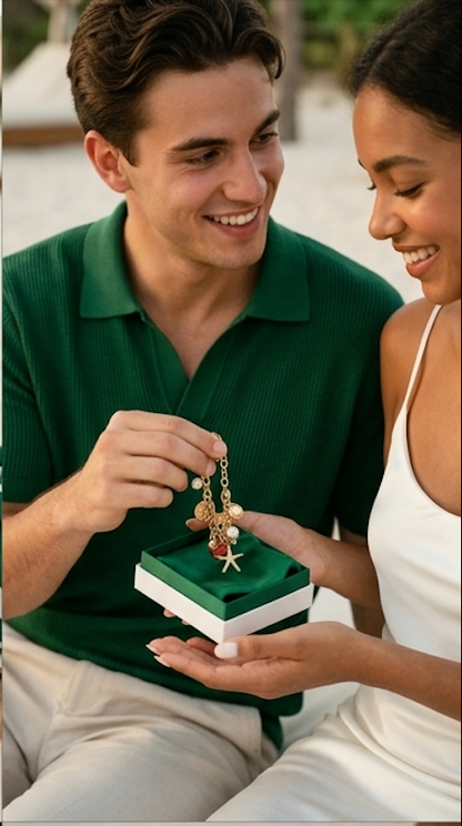 Coastal Treasures Multi-Charm Bracelet