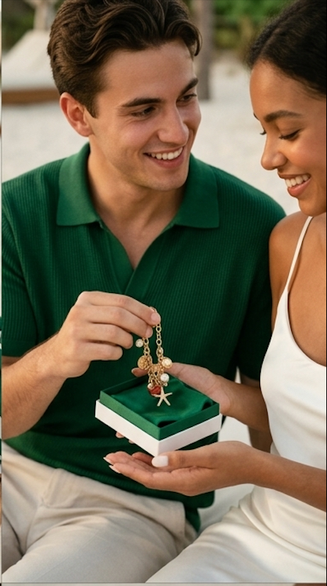 Coastal Treasures Multi-Charm Bracelet