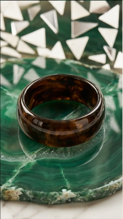 Tortoiseshell Resin Bangle