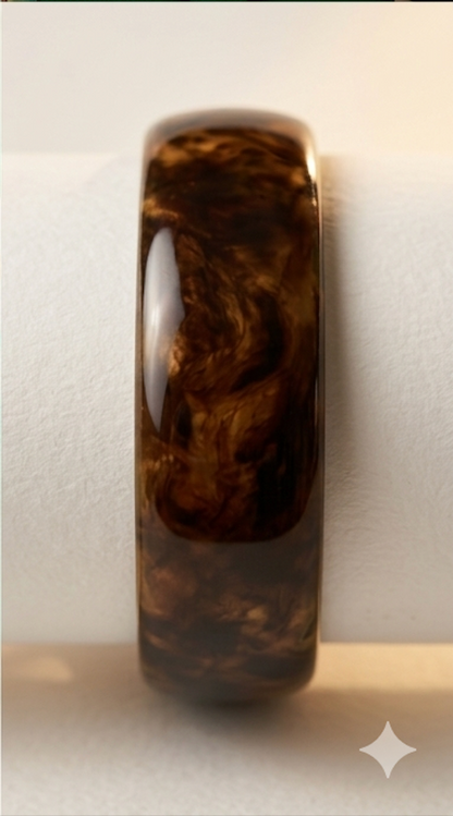 Tortoiseshell Resin Bangle