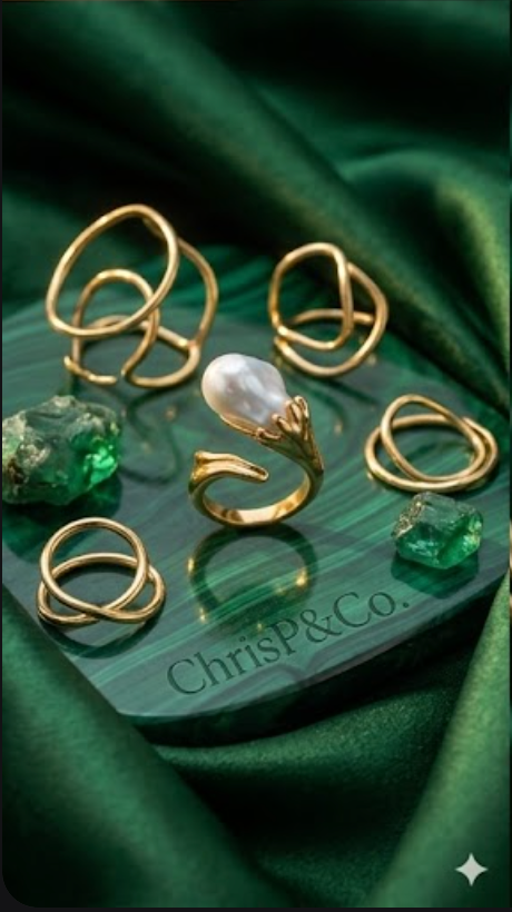 Baroque Pearl Claw Ring